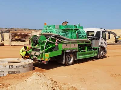 שאיבת ביוב ושירותי ביובית של חברת י.מ גבאי שאיבות
